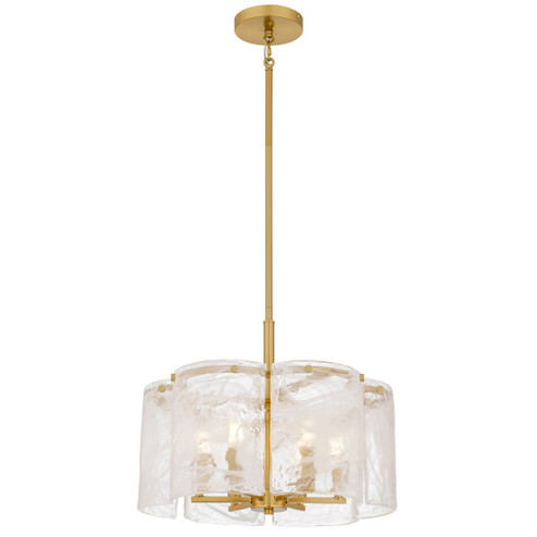 Maisie Six Light Pendant in Brushed Gold (10|MAI2818BRG)