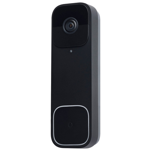 Smart Doorbell Security Camera Wired in Black (72|65-934)