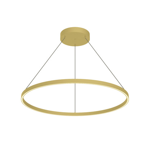 Cerchio LED Pendant in Brushed Gold (347|PD87136-BG-UNV-010)