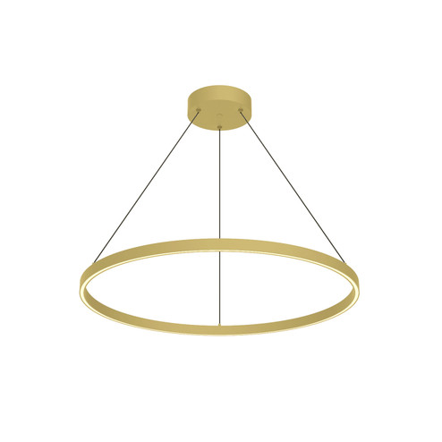 Cerchio LED Pendant in Brushed Gold (347|PD87132-BG-UNV-010)