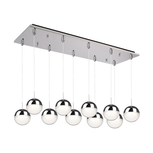 Pluto LED Pendant in Chrome (347|MP402801CH-10)