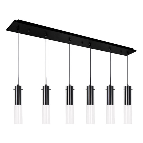 Lena LED Pendant in Black (347|MP21703BK-06)