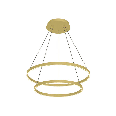 Cerchio LED Chandelier in Brushed Gold (347|CH87832-BG-UNV-010)