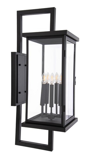 Jordan Four Light Outdoor Wall Lantern in Textured Black (46|ZA8030-TB)