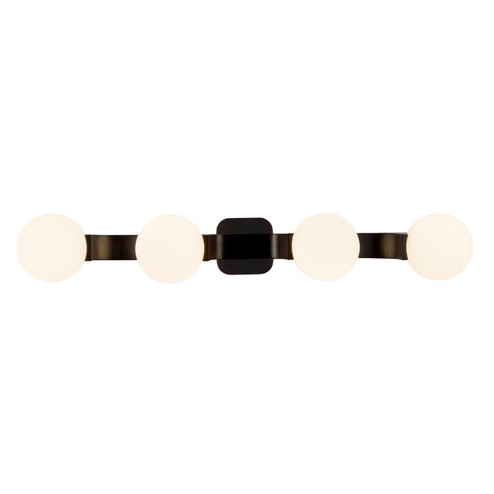 Briar Four Light Bathroom Vanity in Black (347|VL11534-BK)
