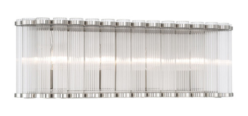 Glasbury Four Light Vanity in Polished Nickel (40|50042-029)