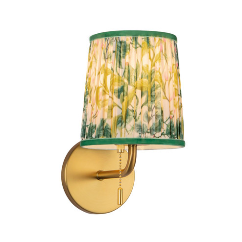 Scout One Light Bathroom Vanity in Brushed Gold/Green Linen (452|WV675106BGGL)