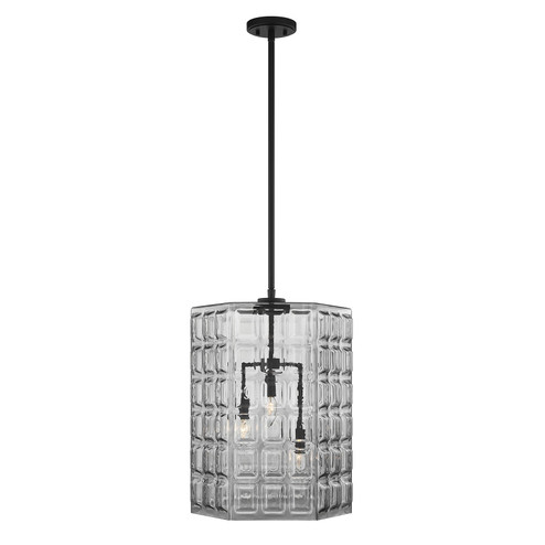 Reddick Three Light Pendant in Matte Black (51|7-6209-3-89)