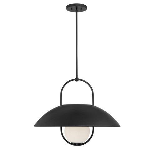 Lehigh One Light Pendant in Matte Black (51|7-3070-1-89)