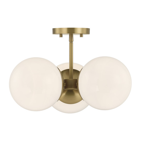 Turin Three Light Chandelier in Warm Brass (51|1-6523-3-322)