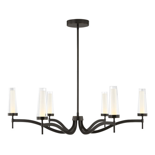 Butler LED Chandelier in Mediterranean Bronze (51|1-1464-6-15)