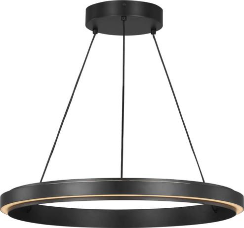 Aro LED Chandelier in Midnight Black (1|GLC1891MBK)