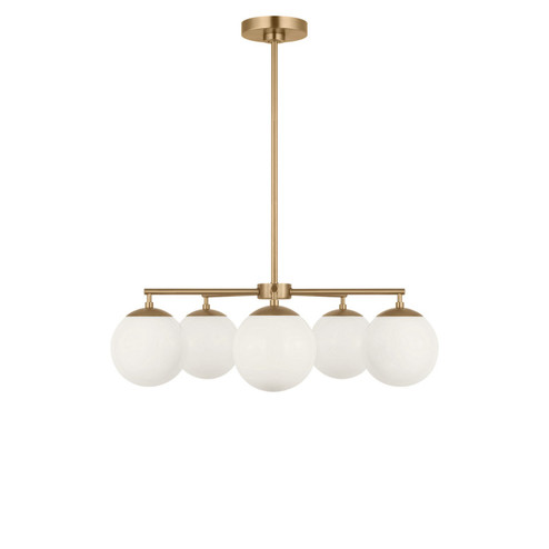 Nube Five Light Chandelier in Satin Brass (1|GLC1795SB)
