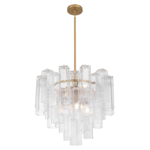 Torvento Nine Light Pendant in Legacy Brass (29|N3148-732)