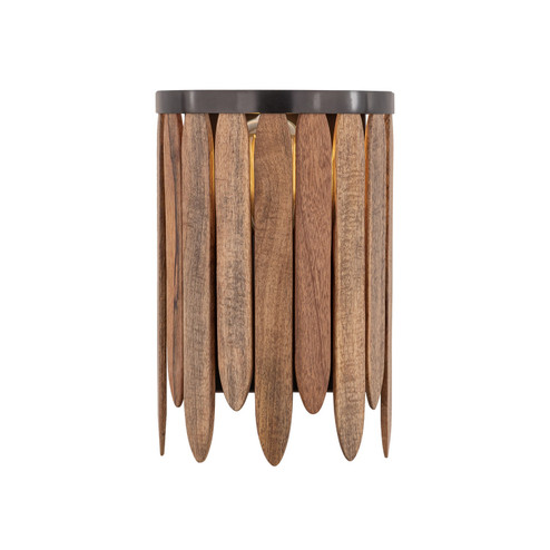 Marimba One Light Wall Sconce in Walnut (16|22510WNGM)