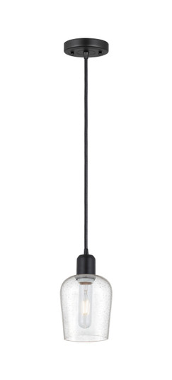 Austere One Light Mini Pendant in Matte Black (405|900-1P-BK-G4204)