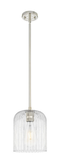 Downtown Urban One Light Pendant in Polished Nickel (405|434-1S-PN-G559-8CL)