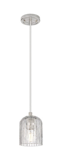Downtown Urban One Light Pendant in Satin Nickel (405|434-1P-SN-G559-5CL)