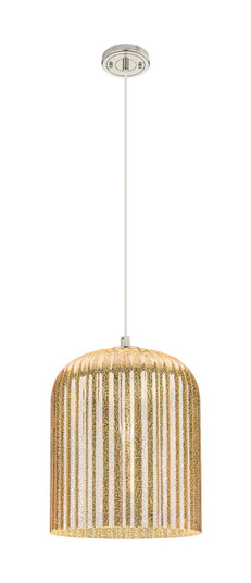 Downtown Urban One Light Pendant in Polished Nickel (405|434-1P-PN-G559-12ME)