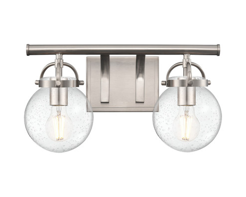 Downtown Urban Two Light Bath Vanity in Satin Nickel (405|416-2W-SN-G204-6)