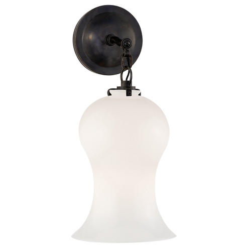 Katie1 One Light Wall Sconce in Bronze (268|TOB 2225BZ/G1-WG)