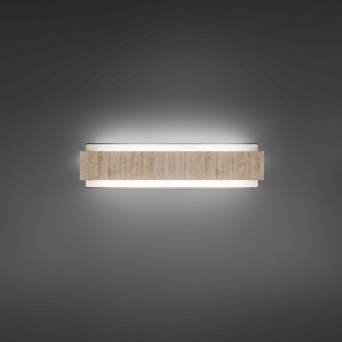 Magnate LED Bath Vanity in Beige Travertine/Aged Brass (281|WS270619-WV/AB)