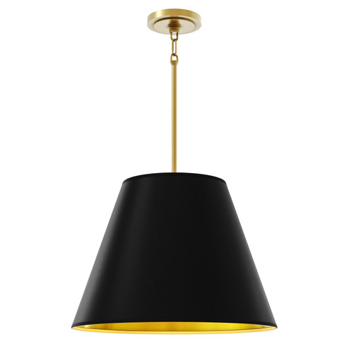 Janet Four Light Pendant in Matte Gold Interior w/Modern Brass (165|495MOS)