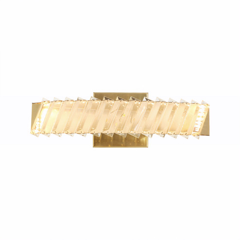 Golden Ratio LED Wall Sconce in Satin Gold (137|578B14SG)