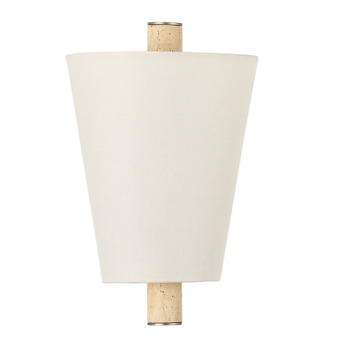 Rockford One Light Wall Sconce in Brontourage/Travartine (137|576W01BG)