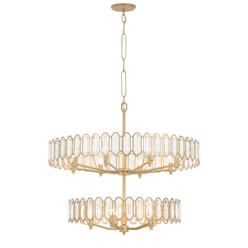 Drama Club 13 Light Pendant in Brass Kisser (137|572P13BK)