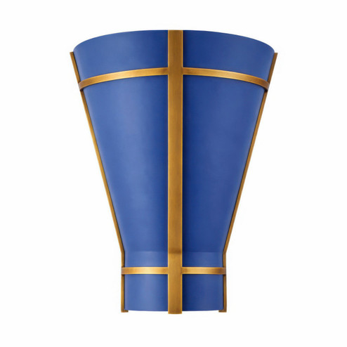 Brasserie One Light Wall Sconce in French Blue/Heritage Bronze (137|536W01FBBRZ)