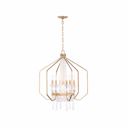 Barcelona Seven Light Pendant in Brass Kisser (137|270P07BK)