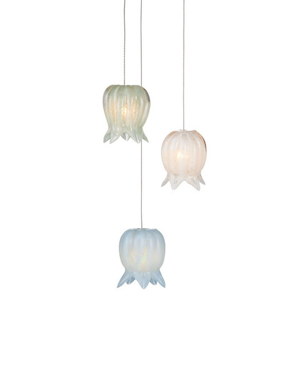 Polpo Three Light Pendant in Blue/Green/White/Silver (142|9000-1419)