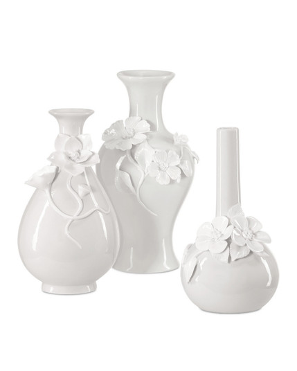Ave Maria Vase Set of 3 in White (142|1200-0982)