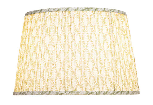 Plume Lamp Shade in Green/Ivory (142|0900-6023)