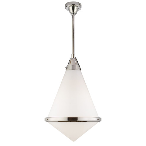 Gale One Light Pendant in Polished Nickel (268|TOB 5157PN-WG)