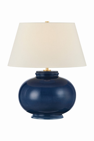 Moodus One Light Table Lamp in Aged Brass (70|L3422-AGB/CPE)