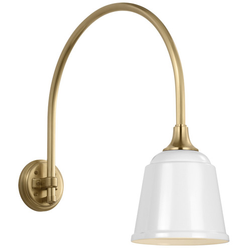 Academy Barn Light LED Barn Light in Hand-Rubbed Antique Brass (268|TOB 2815HAB/S5-WHT)