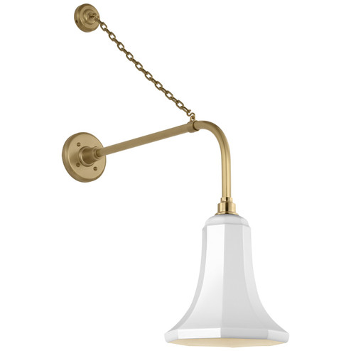 Academy Barn Light LED Barn Light in Hand-Rubbed Antique Brass (268|TOB 2810HAB/S9-WHT)