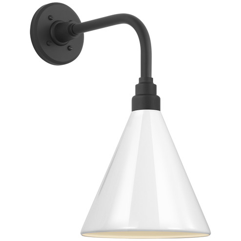 Academy Barn Light LED Barn Light in Matte Black (268|TOB 2808MBK/S10-WHT)