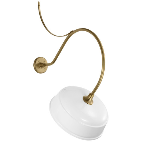 Academy Barn Light LED Barn Light in Hand-Rubbed Antique Brass (268|TOB 2806HAB/S7-WHT)