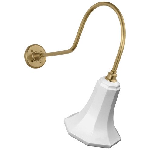Academy Barn Light LED Barn Light in Hand-Rubbed Antique Brass (268|TOB 2803HAB/S9-WHT)