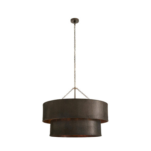 Hecche Six Light Chandelier in Carbon/Bronze (314|DMI31)