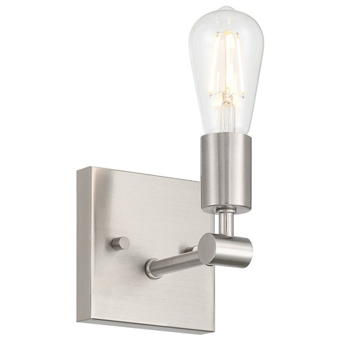 Virgin One Light Wall Sconce in Brushed Steel (18|62441-BS)