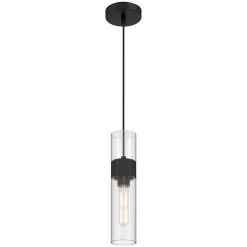 Nash LED Pendant in Matte Black (18|52009LEDDLP-MBL/CLR)