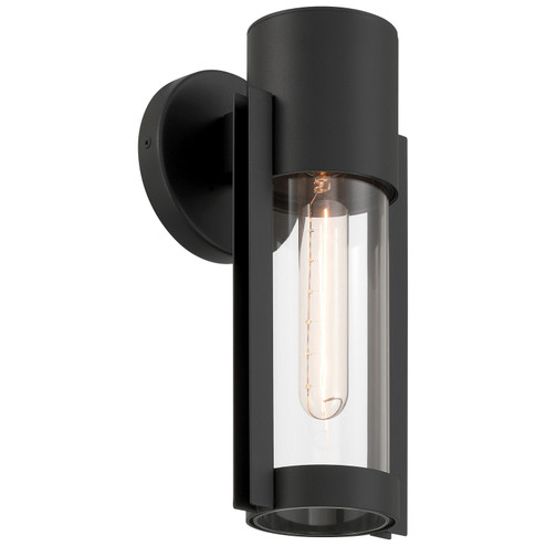 Coastal LED Outdoor Wall Mount in Black (18|20115LEDDMGLP-BL/CLR)