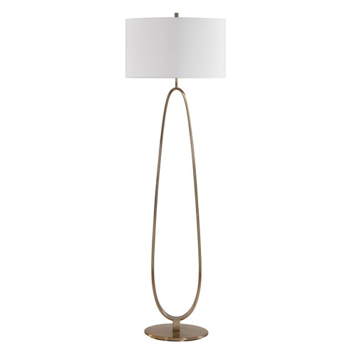Tordin One Light Floor Lamp in Antique Brass (52|30787)