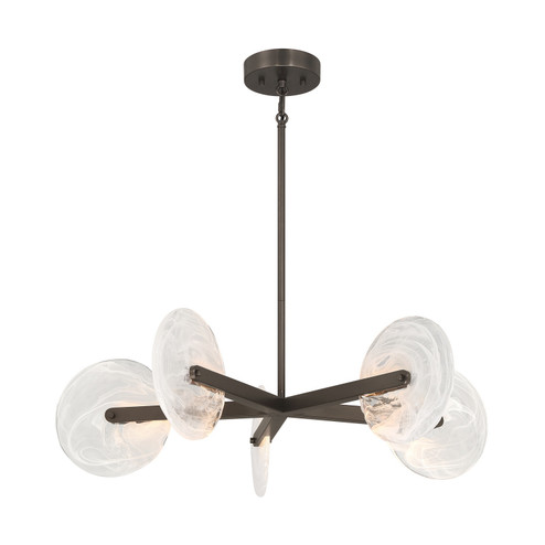Ainslie LED Chandelier in Mediterranean Bronze (51|1-9305-5-15)