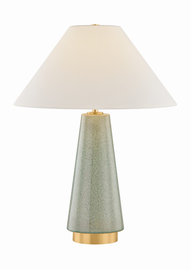 Dalaila One Light Table Lamp in Aged Brass (428|HL977201-AGB/CIS)