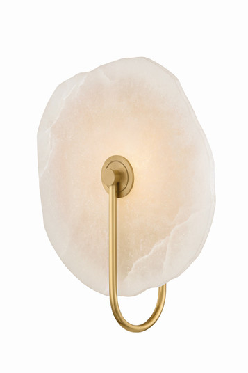 Sariah One Light Wall Sconce in Aged Brass (428|H1167101-AGB)